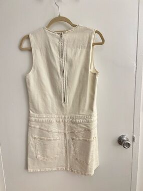 Denim Cream Shift Dress H&M S